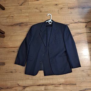Mens Suit Jacket and Pants 42S/36W Navy Blue